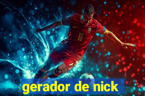 gerador de nick