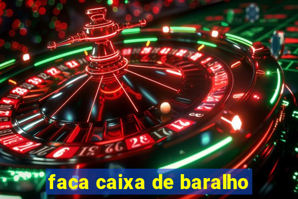 faca caixa de baralho