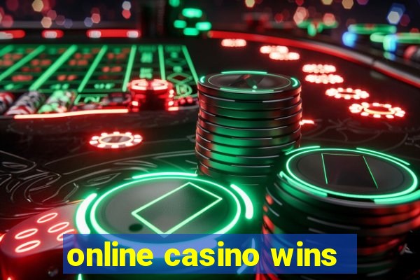 online casino wins