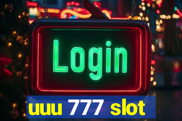 uuu 777 slot