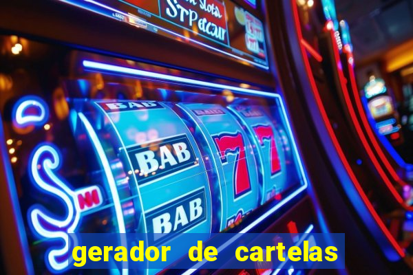 gerador de cartelas de bingo 1 a 99