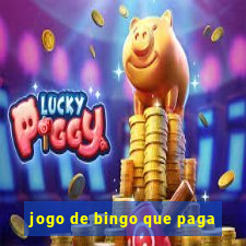 jogo de bingo que paga