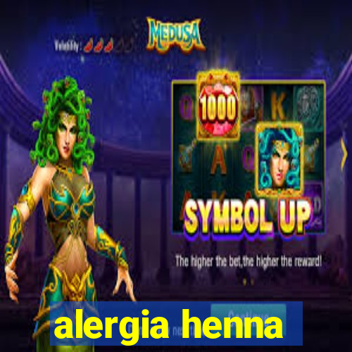 alergia henna