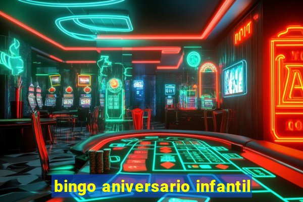 bingo aniversario infantil