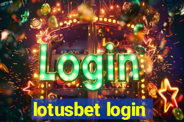 lotusbet login