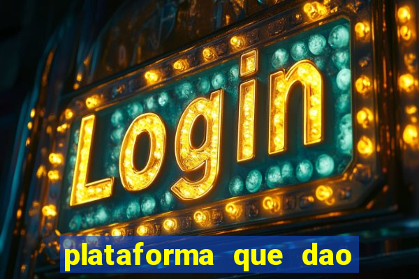 plataforma que dao bonus de cadastro