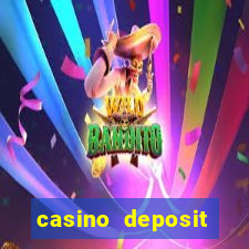 casino deposit bonus code