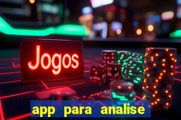 app para analise de jogos