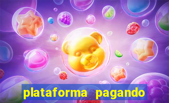 plataforma pagando no cadastro