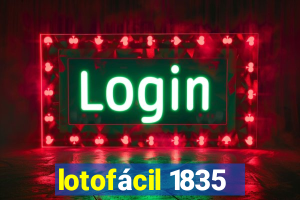 lotofácil 1835