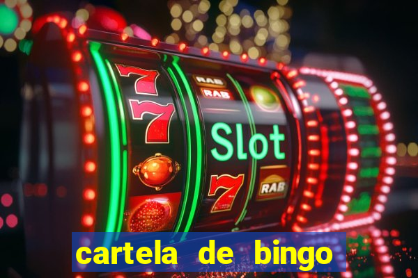 cartela de bingo para cha revela??o