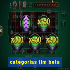 categorias tim beta