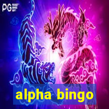 alpha bingo