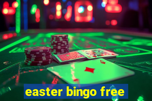 easter bingo free