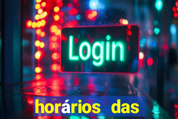 horários das plataformas de jogos