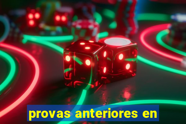 provas anteriores en