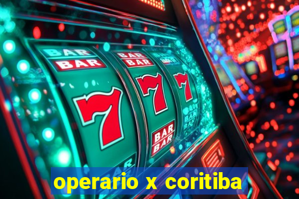 operario x coritiba