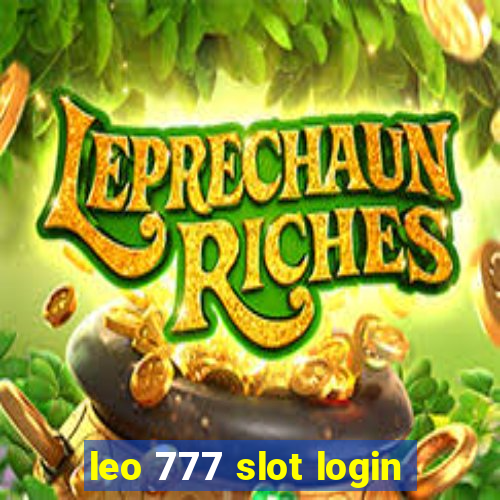 leo 777 slot login