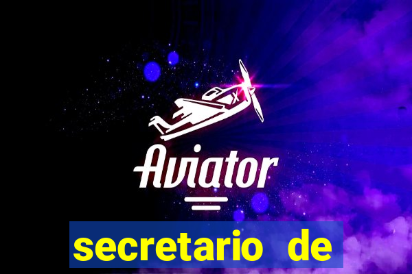 secretario de esporte salario