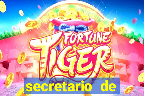 secretario de esporte salario