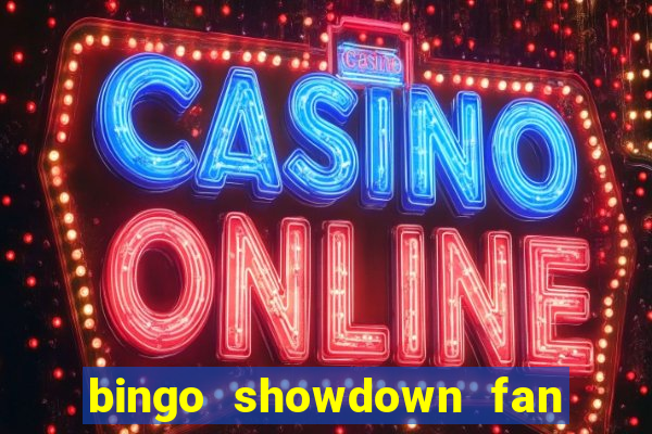 bingo showdown fan page freebies