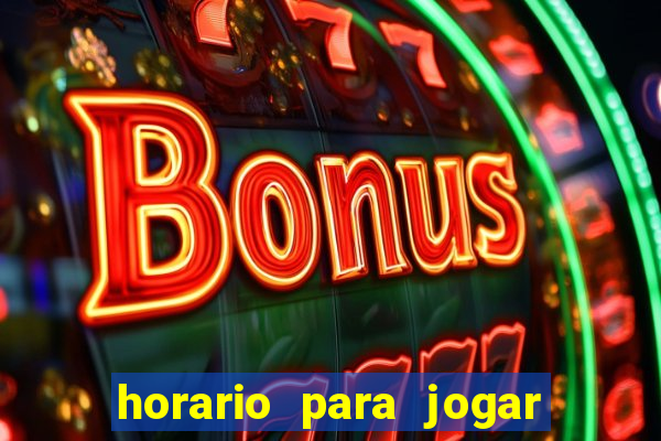 horario para jogar fortune rabbit