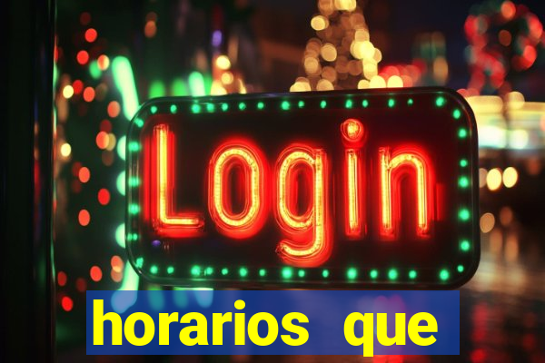 horarios que fortune tiger paga