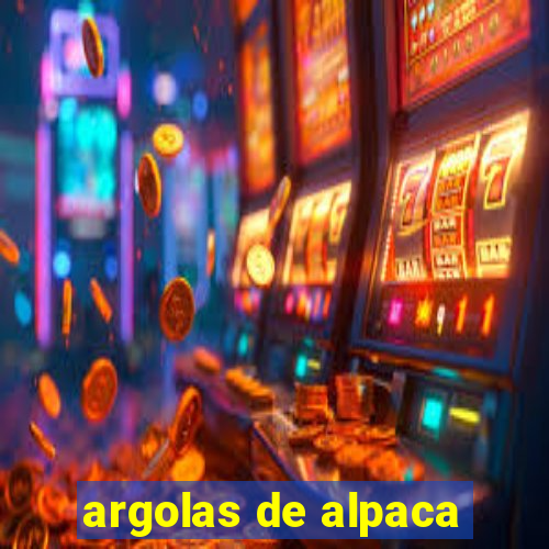 argolas de alpaca