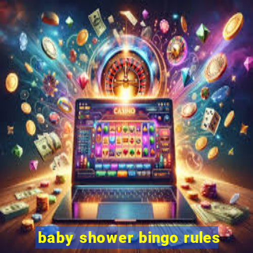 baby shower bingo rules