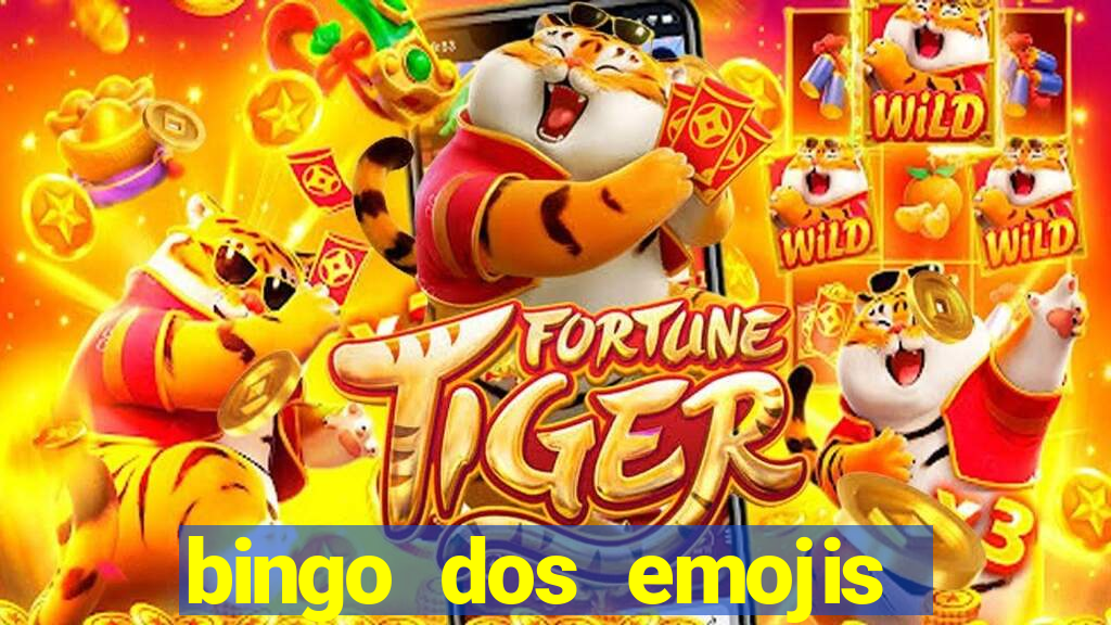 bingo dos emojis para imprimir