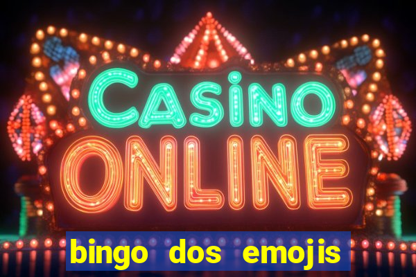 bingo dos emojis para imprimir