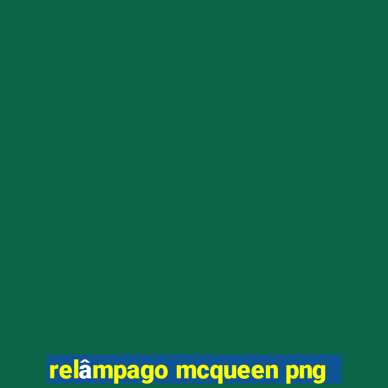 relâmpago mcqueen png