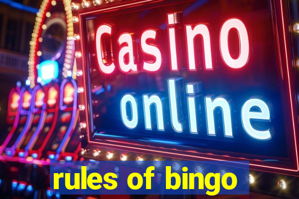 rules of bingo