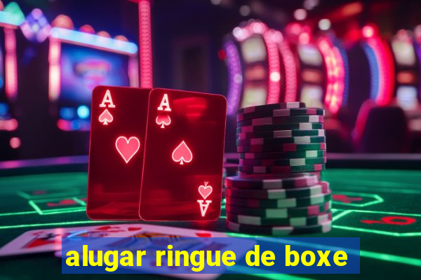 alugar ringue de boxe