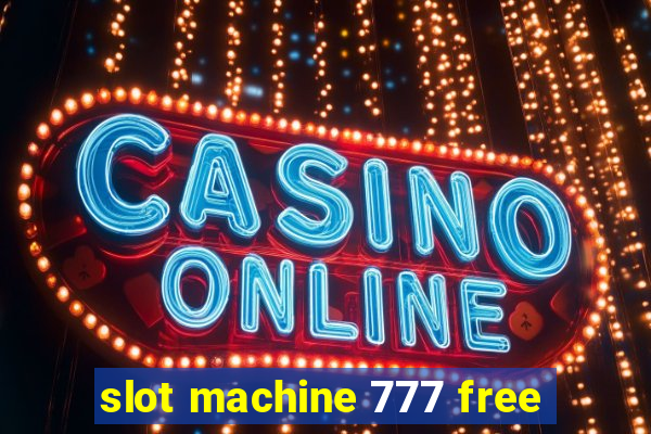 slot machine 777 free