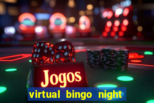 virtual bingo night with friends