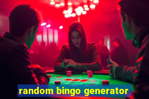 random bingo generator