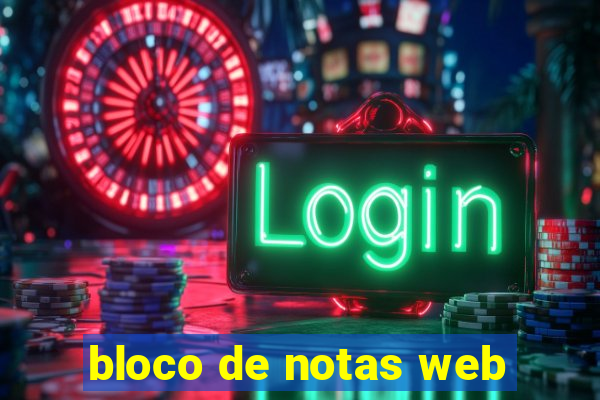 bloco de notas web