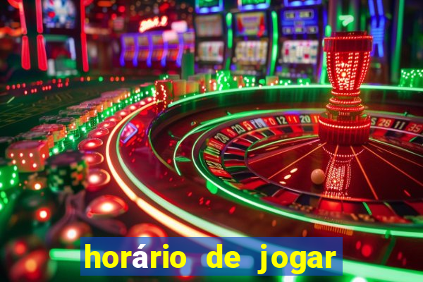 horário de jogar fortune rabbit