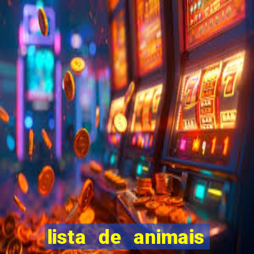 lista de animais em inglês pdf