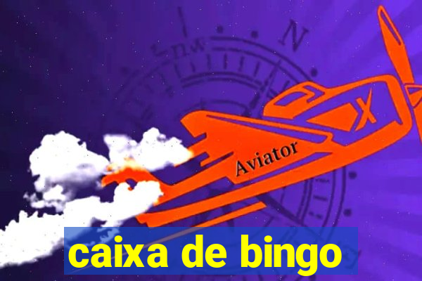 caixa de bingo