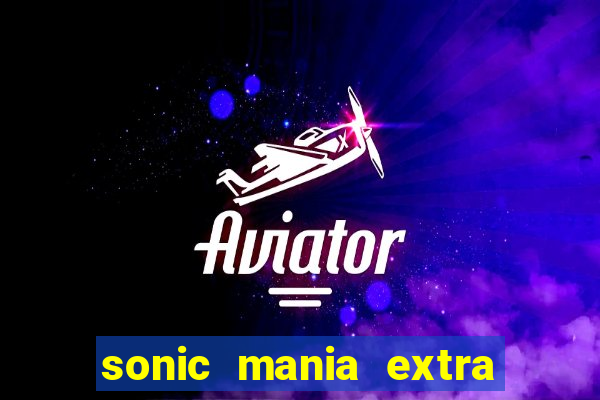 sonic mania extra slot amy