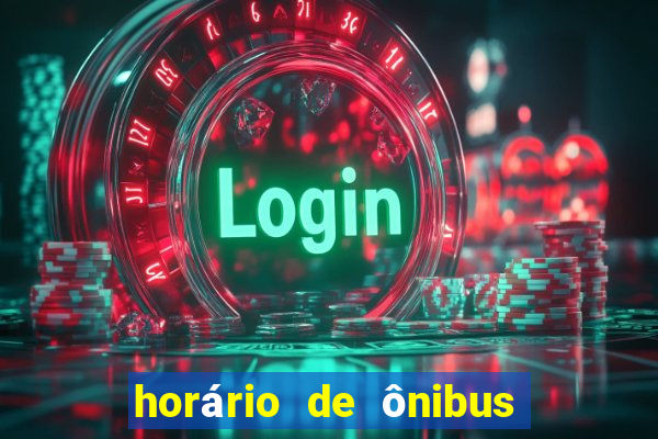 horário de ônibus sjc atualizado