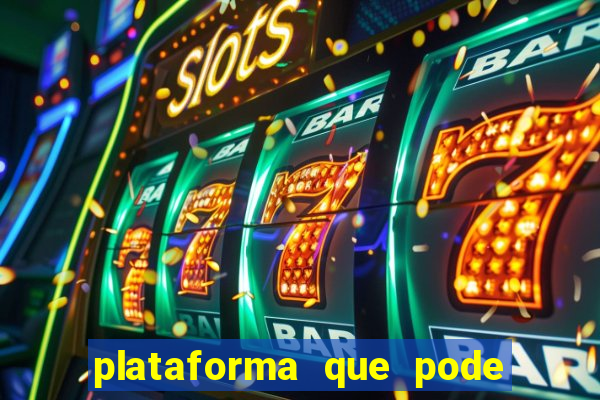 plataforma que pode depositar 1 real