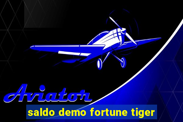 saldo demo fortune tiger