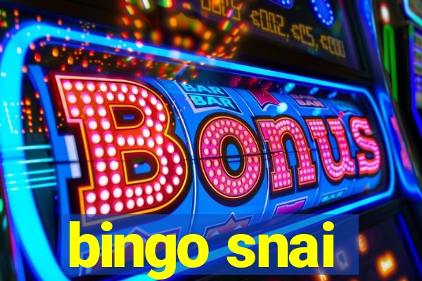 bingo snai