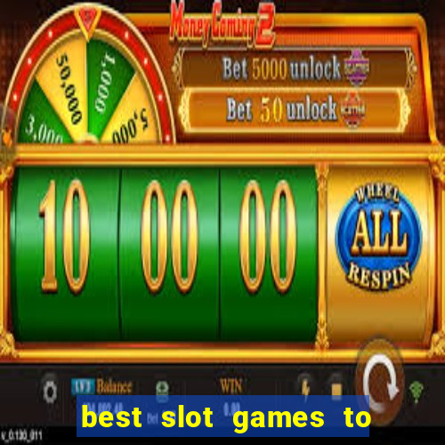 best slot games to win money