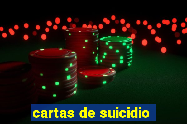 cartas de suicidio