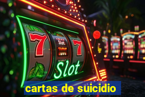 cartas de suicidio