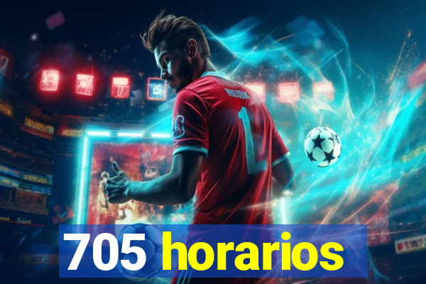 705 horarios